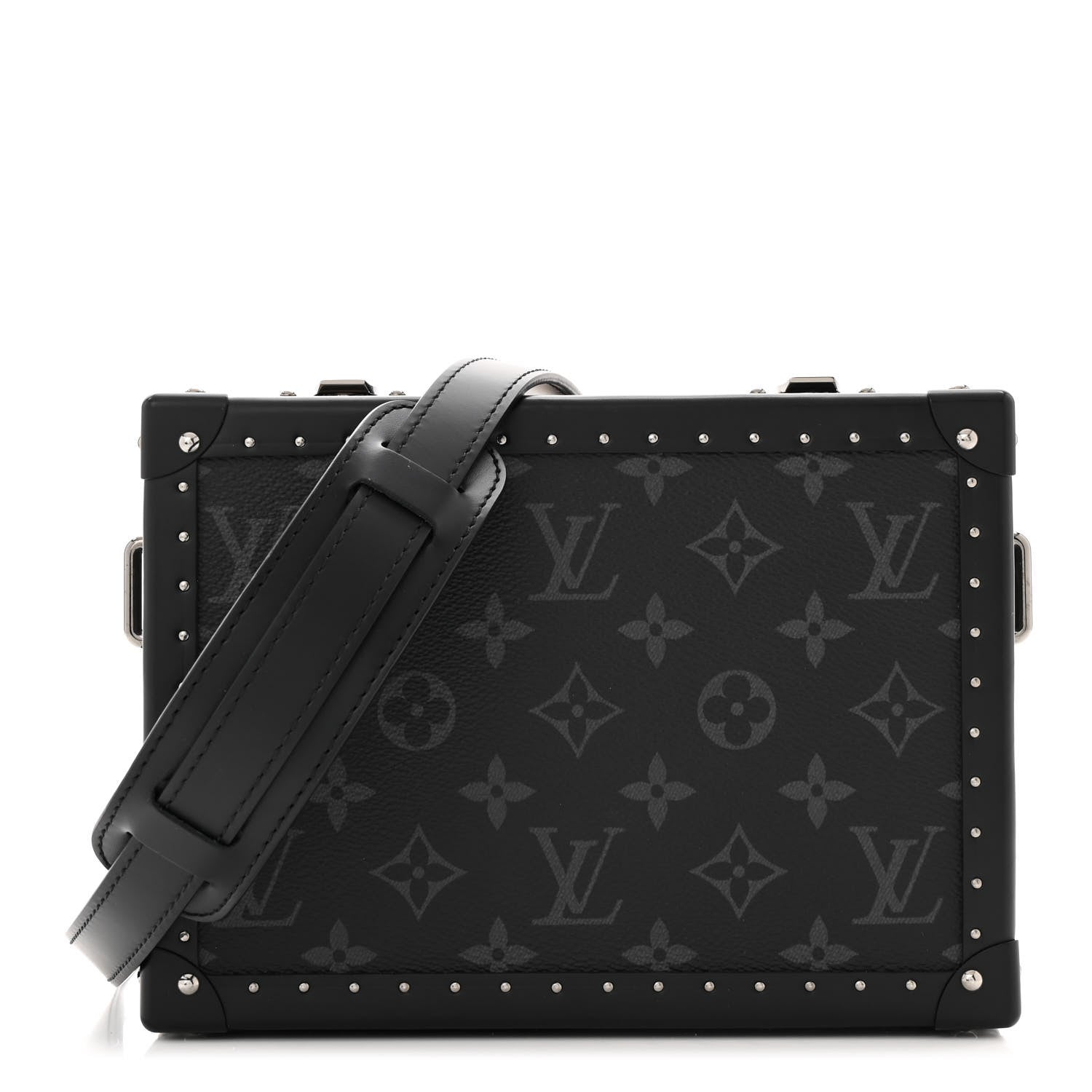 Louis Vuitton Monogram Eclipse Macassar Clutch Box 1 of 9