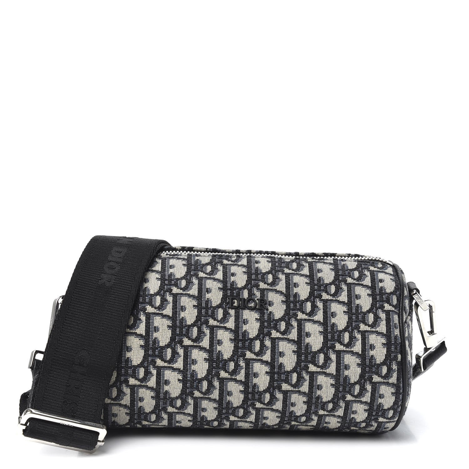 Christian Dior Oblique Roller Messenger Bag Blue 1 of 8