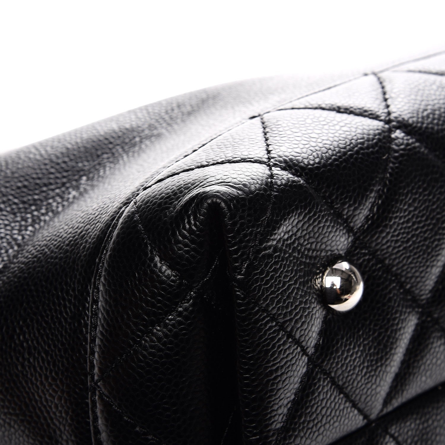 Chanel Soft Caviar CC Medium Top Handle Tote Black 12 of 14