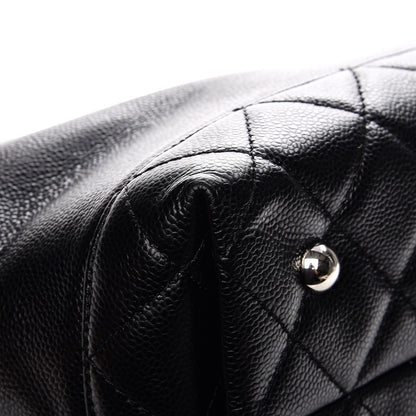 Chanel Soft Caviar CC Medium Top Handle Tote Black 12 of 14