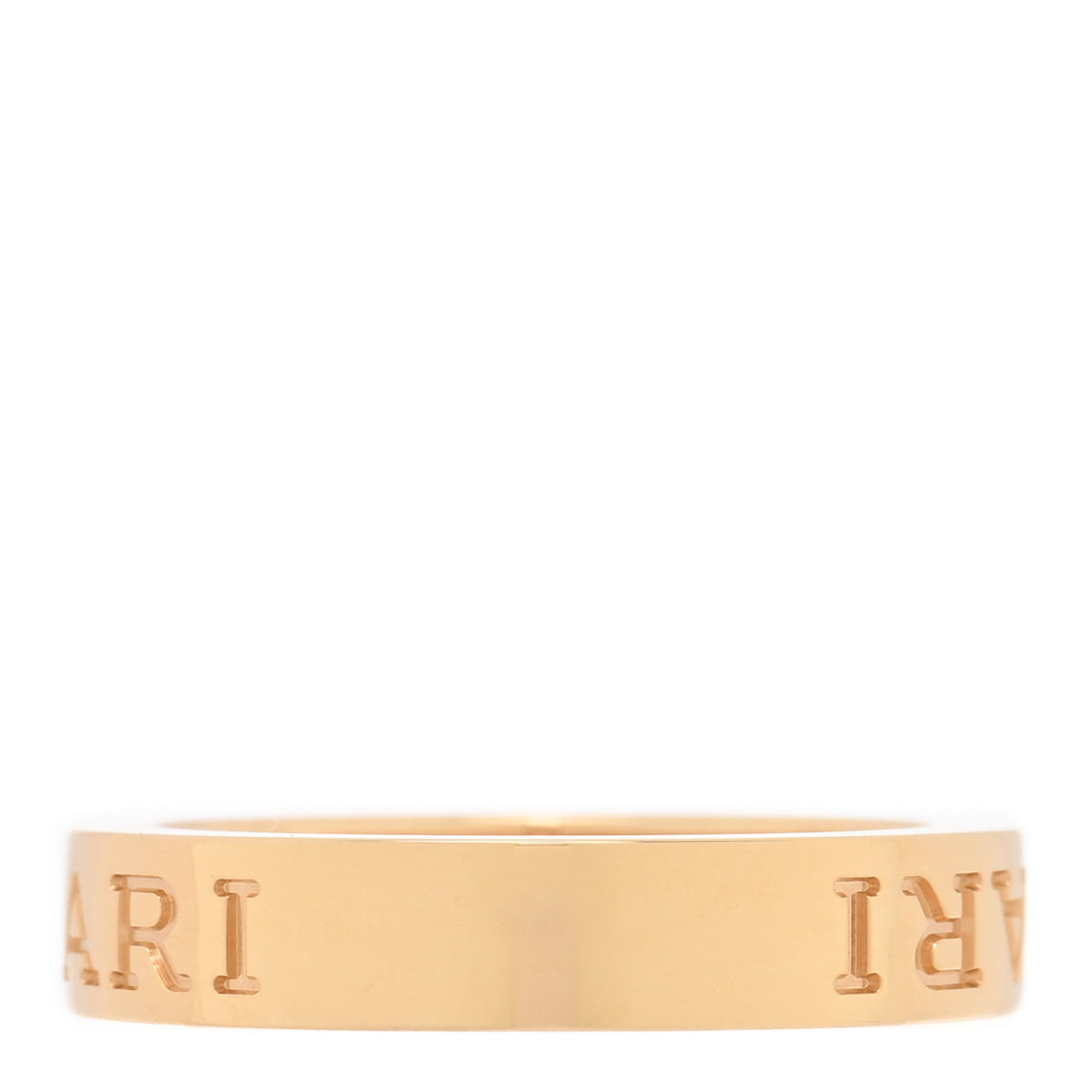 Bulgari 18K Yellow Gold Diamond B.Zero1 Essential Band Ring 52 6 3 of 5