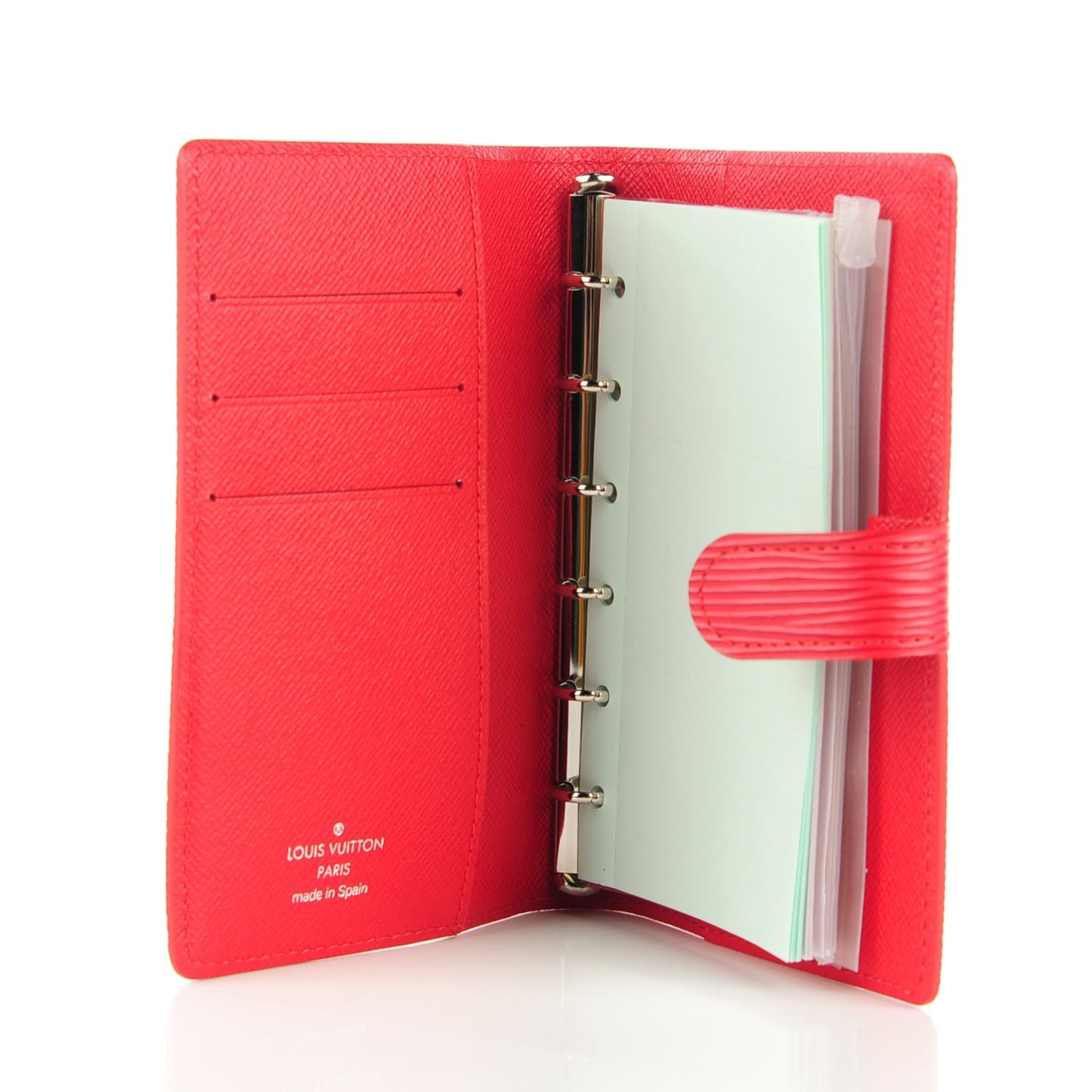 Epi Small Ring Agenda Cover Rouge