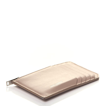 Saint Laurent Calfskin 5 Fragments Zip Pouch Card Holder Nude 4 of 7