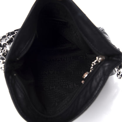 Chanel Lambskin Stitched Medium Ultimate Soft Tote Black 6 of 8