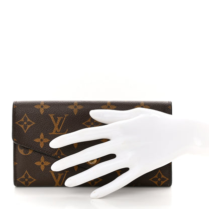 Louis Vuitton LOUIS VUITTON Monogram Sarah Wallet NM 2 of 15