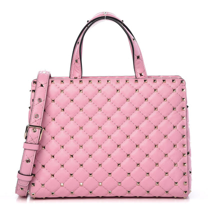 Valentino Garavani Nappa Rockstud Spike Tote Absolute 1 of 8
