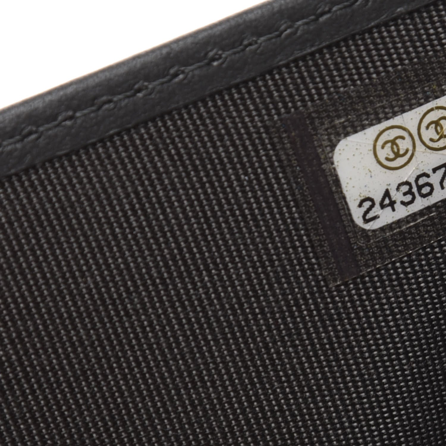 Chanel Metallic Calfskin Quilted Reissue Compact Wallet Grey 7 of 8