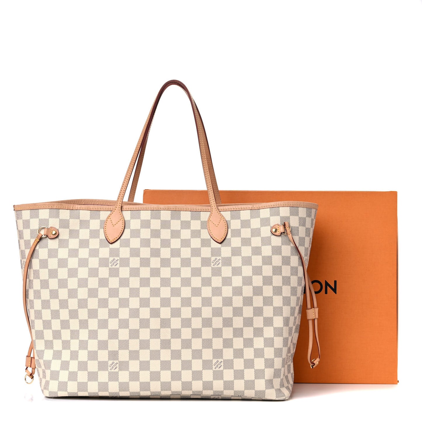 Damier Azur Neo Neverfull GM Rose Ballerine
