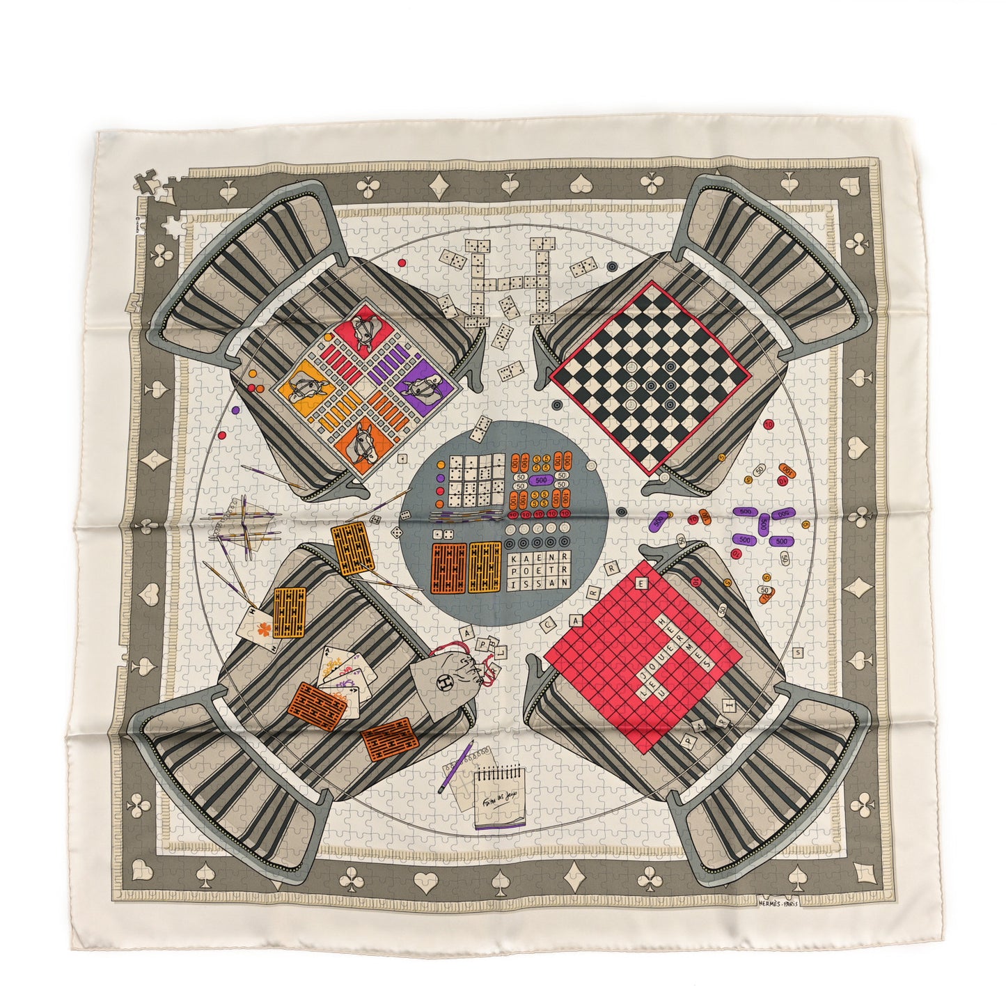 Silk Faites Vos Jeux Scarf 90