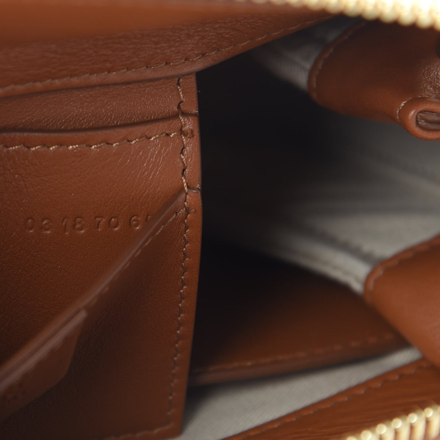 Calfskin Suede Small Roy Bag Caramel