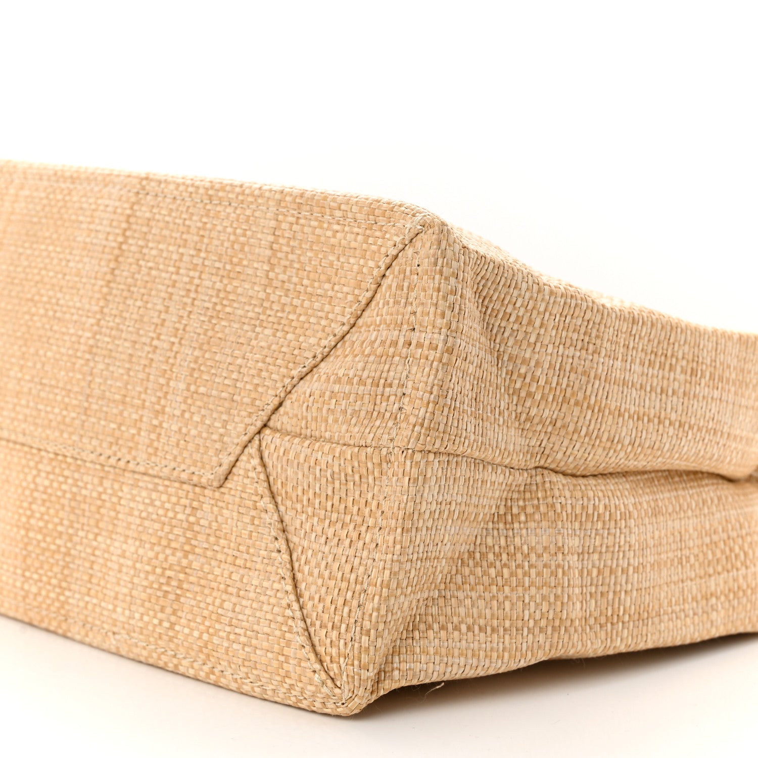 Prada Raffia Logo Tote Naturale 10 of 12