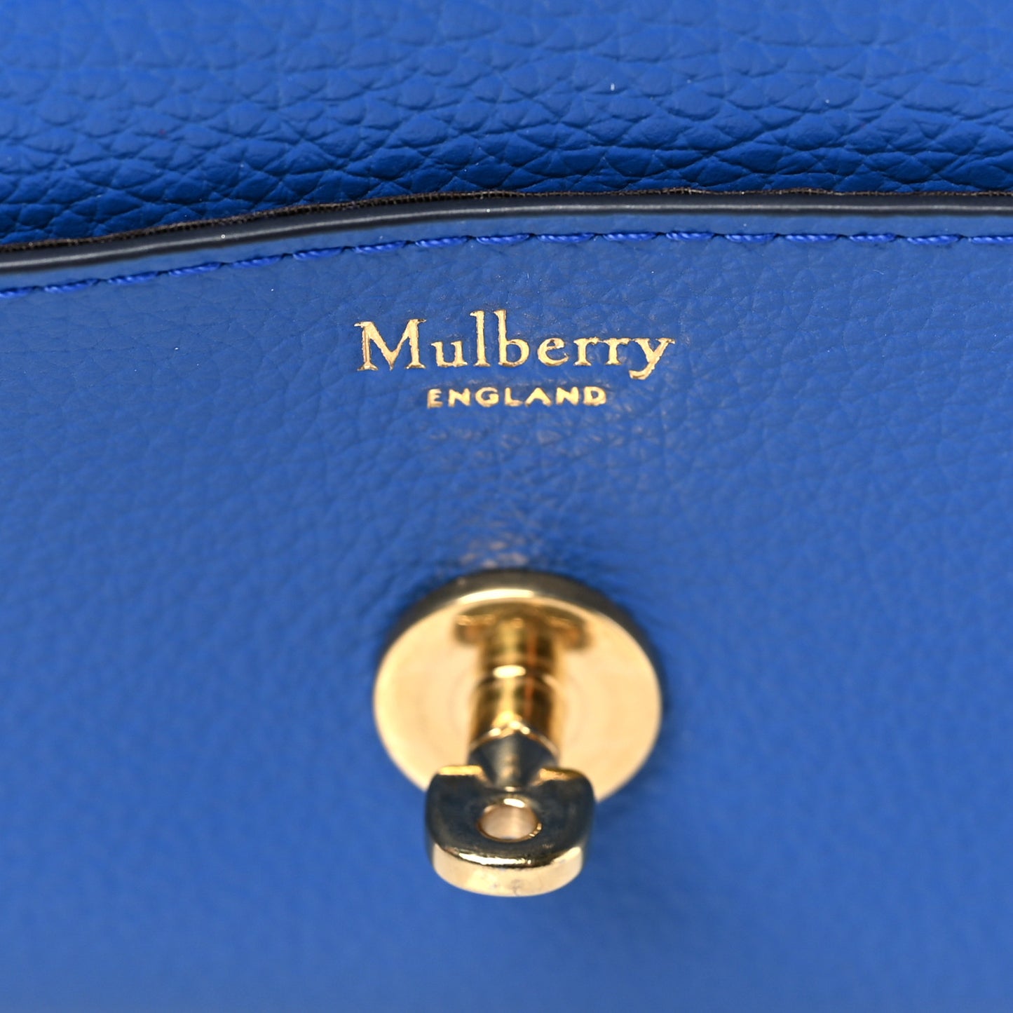Small Classic Grain Darley Wallet Mulberry Blue