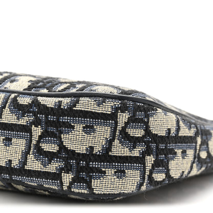 Christian Dior Oblique 30 Montaigne Pouch With Chain Blue 10 of 11