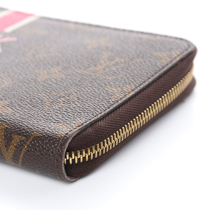 Louis Vuitton Monogram My LV Heritage Zippy Organizer Wallet Fuchsia White 8 of 12