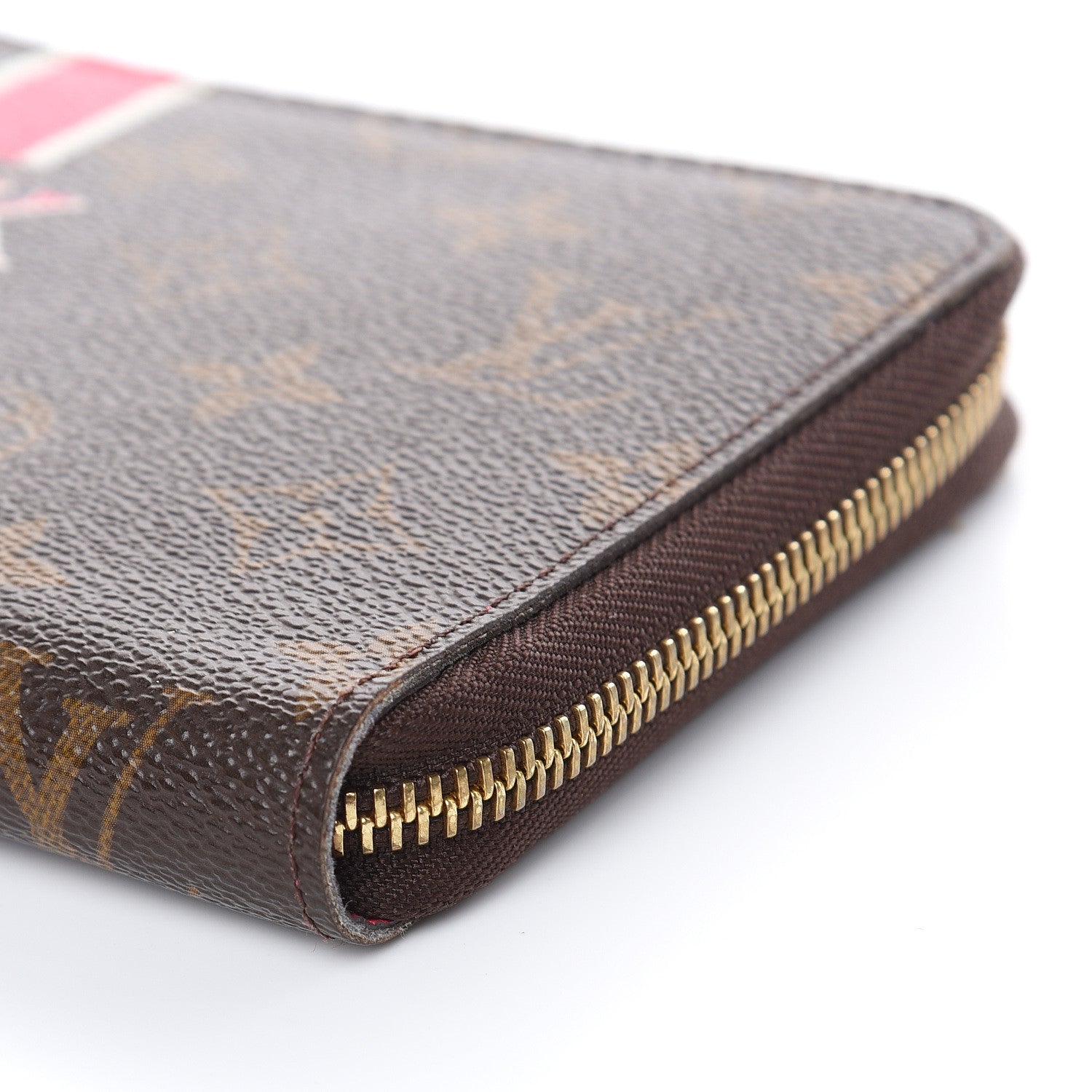 Louis Vuitton Monogram My LV Heritage Zippy Organizer Wallet Fuchsia White 8 of 12