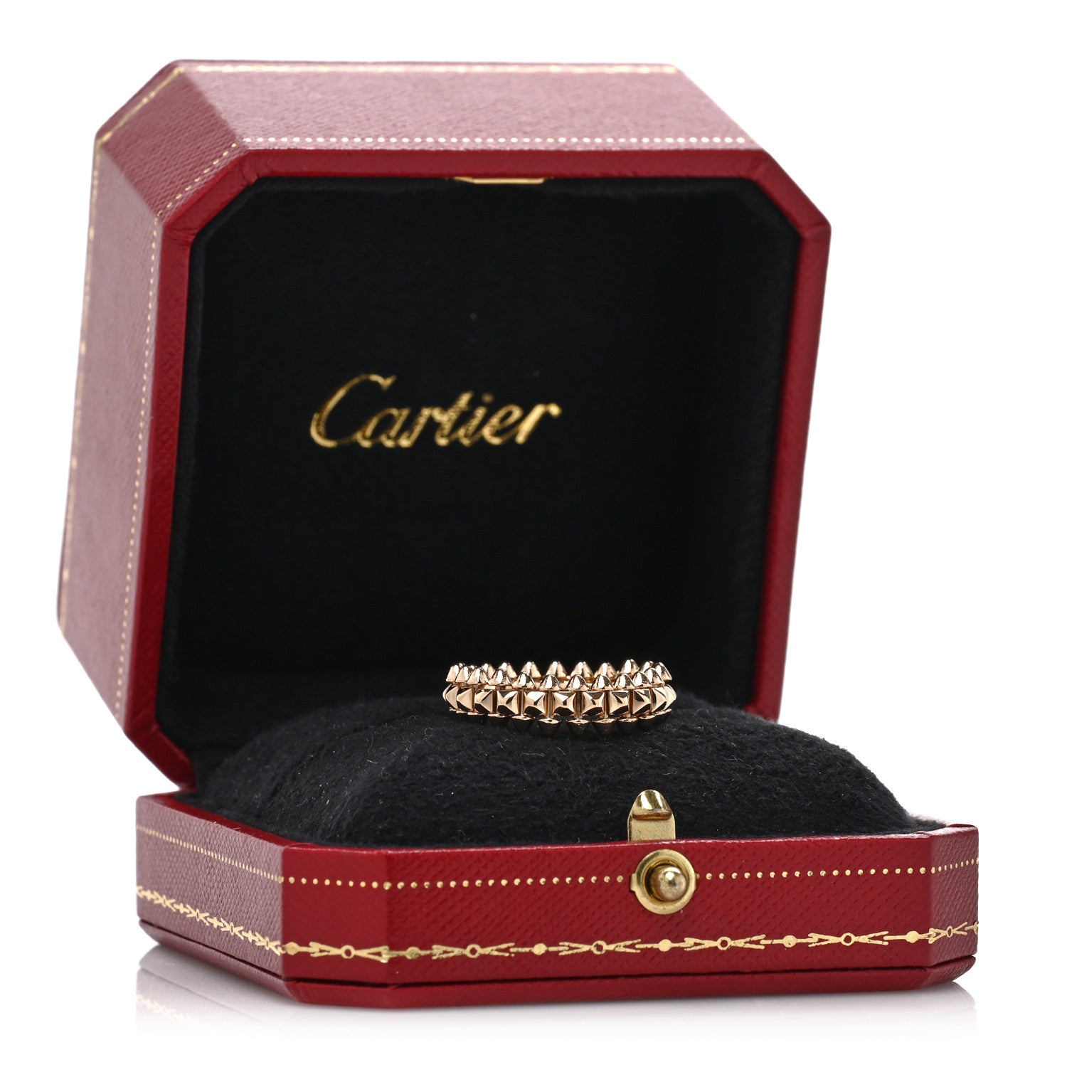 Cartier 18K Pink Gold SM Clash De Cartier Ring 55 7.25 5 of 5
