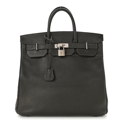Hermes Taurillon Clemence HAC Birkin 40 Graphite 1 of 15