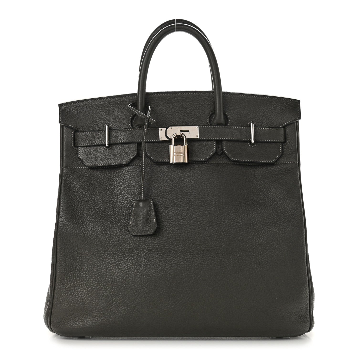 Hermes Taurillon Clemence HAC Birkin 40 Graphite 1 of 15