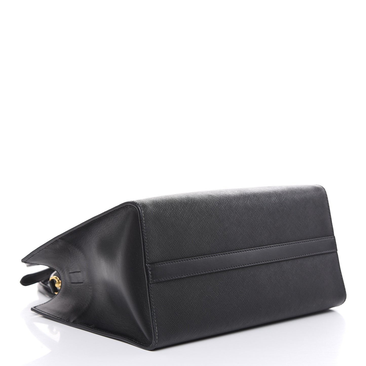 Saffiano Soft Calfskin Tote Black