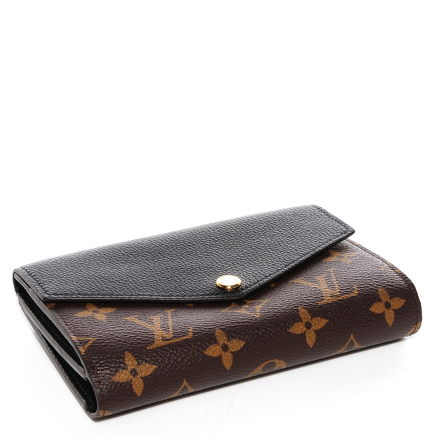 Louis Vuitton Monogram Pallas Compact Wallet Black 4 of 8