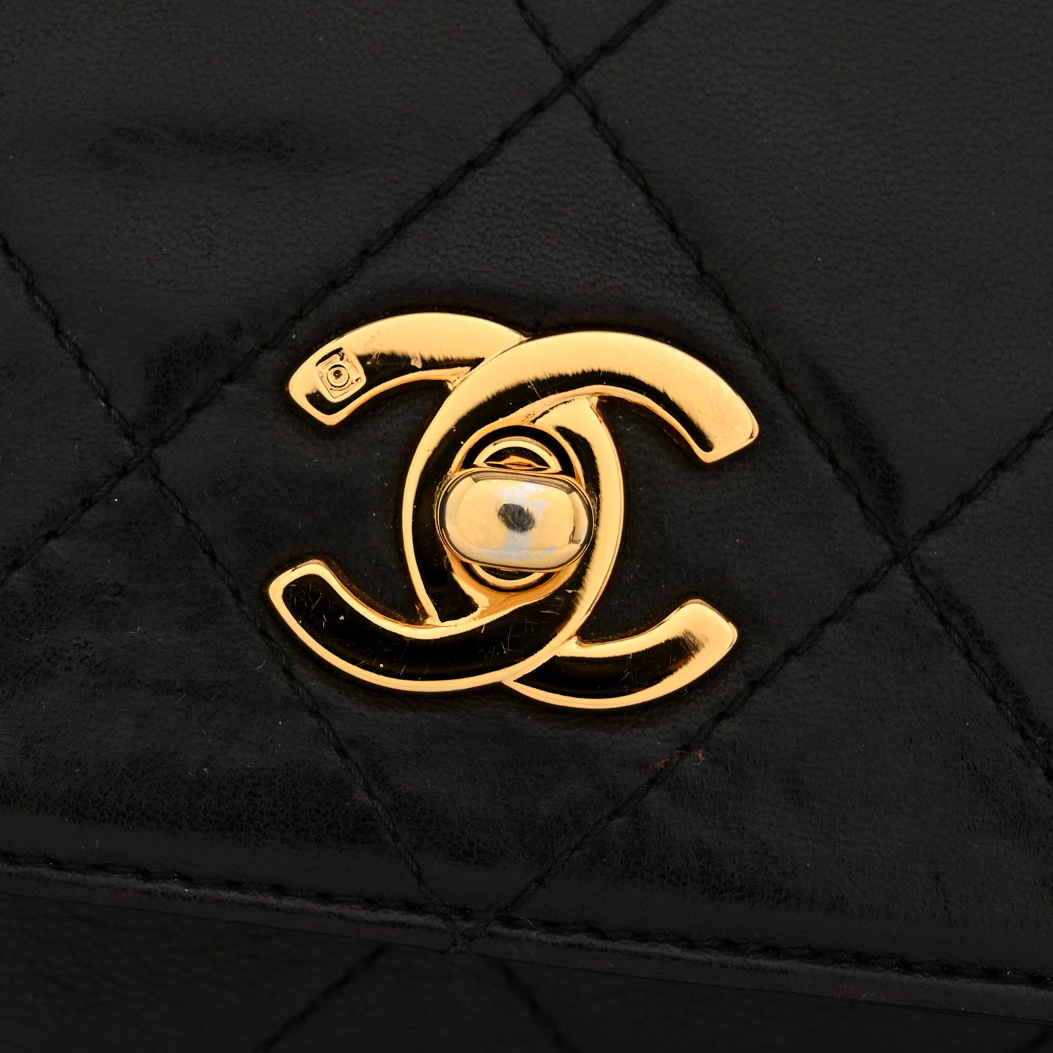 Chanel Lambskin Quilted Tassel Camera Case Black 13 of 16