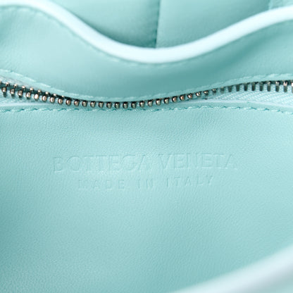 Bottega Veneta Lambskin Maxi Intreccio Padded Chain Cassette Crossbody Bag Spearmint 7 of 13