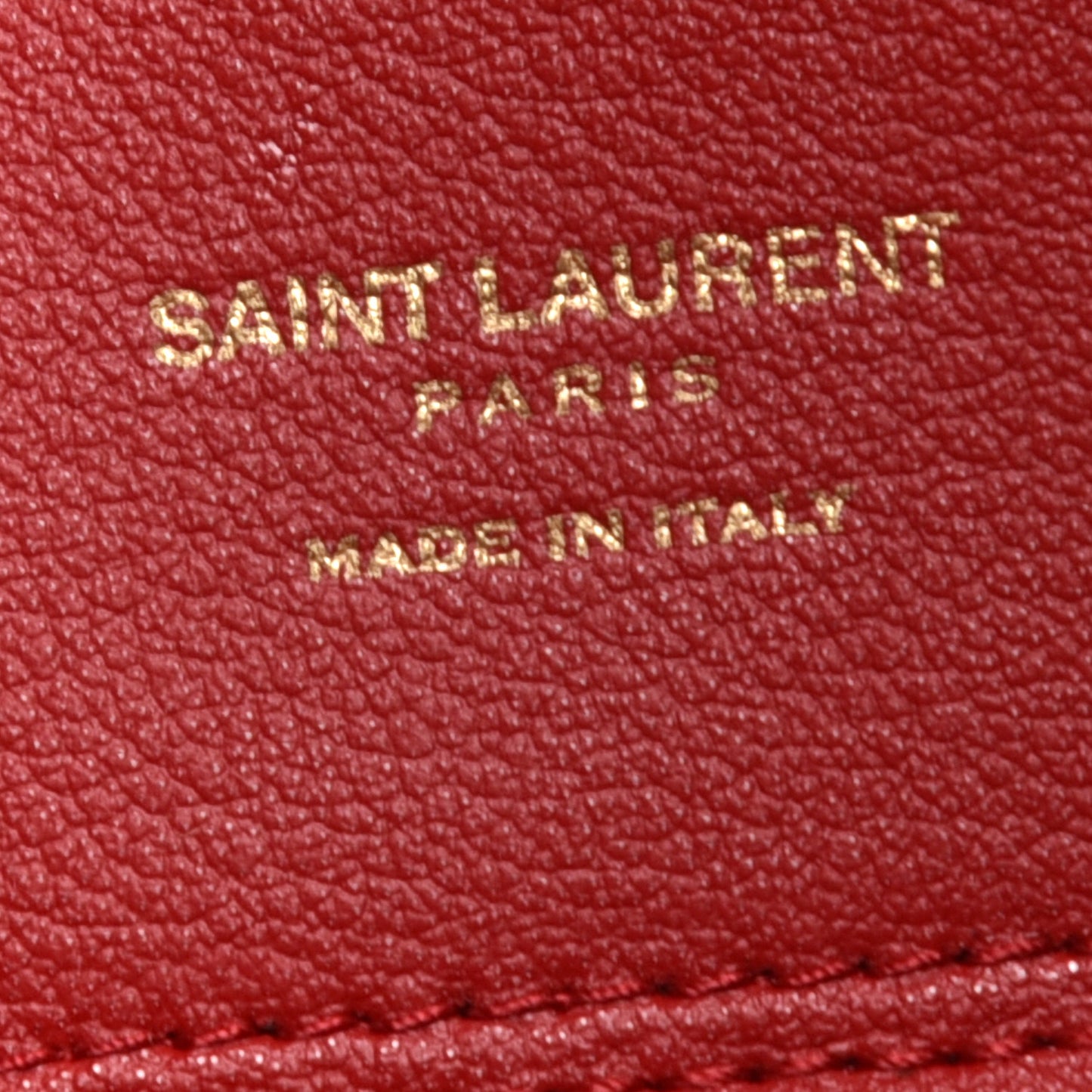 Calfskin Large Shopping Tote Rouge Eros