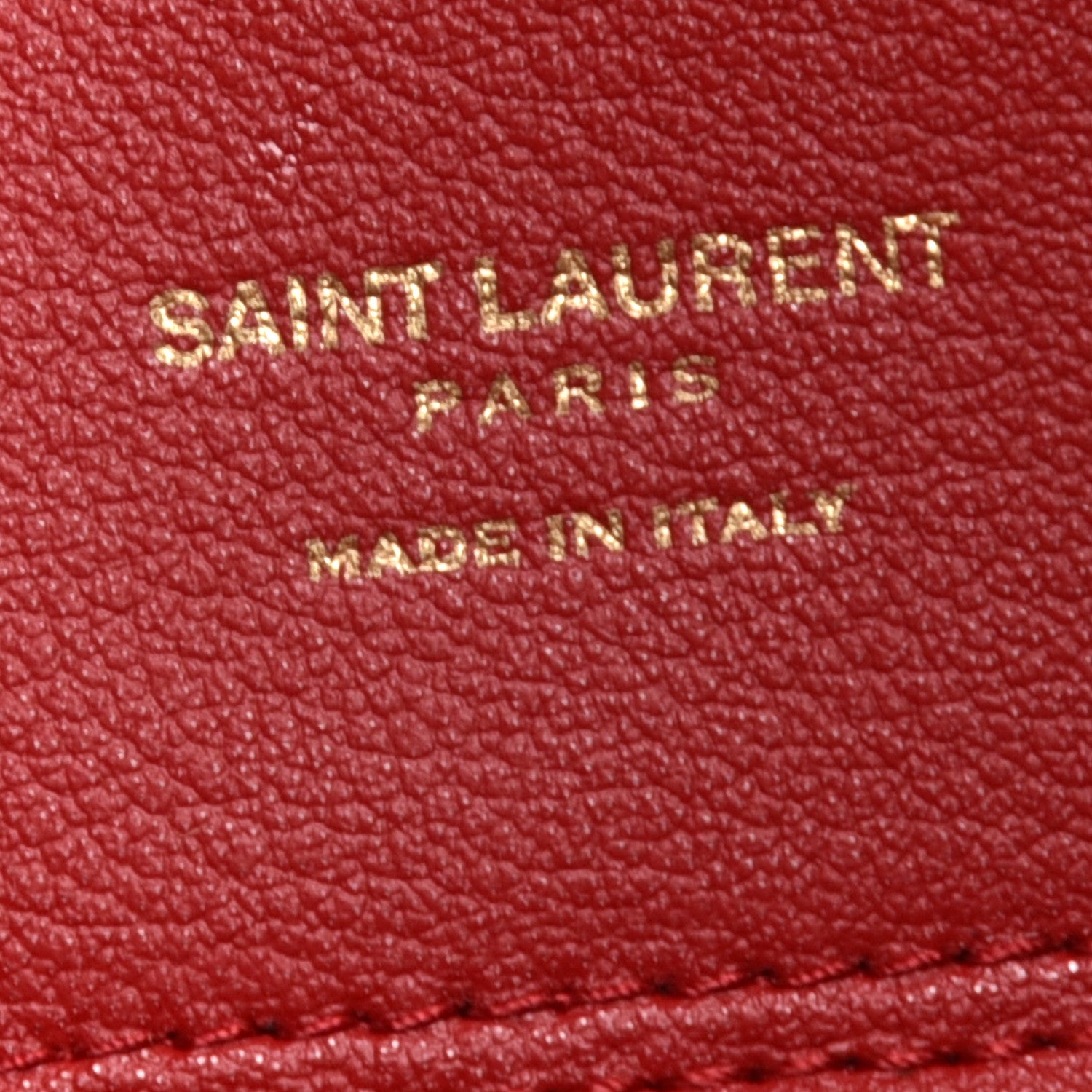 Saint Laurent Calfskin Large Shopping Tote Rouge Eros 6 of 9