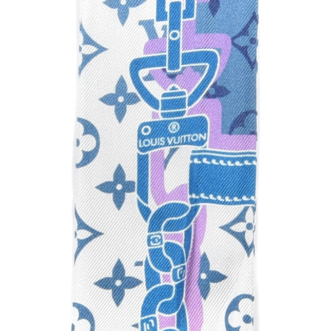Silk Monogram Rising Confidential BB Bandeau Denim