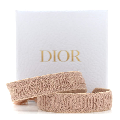 Christian Dior Woven Cotton J'Adior Friendship Bracelet Set Pink 9 of 9