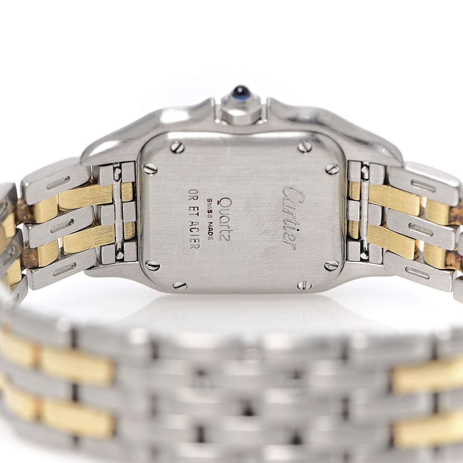 Cartier Stainless Steel 18K Yellow Gold 22mm Panthere Quartz Watch 5 of 5