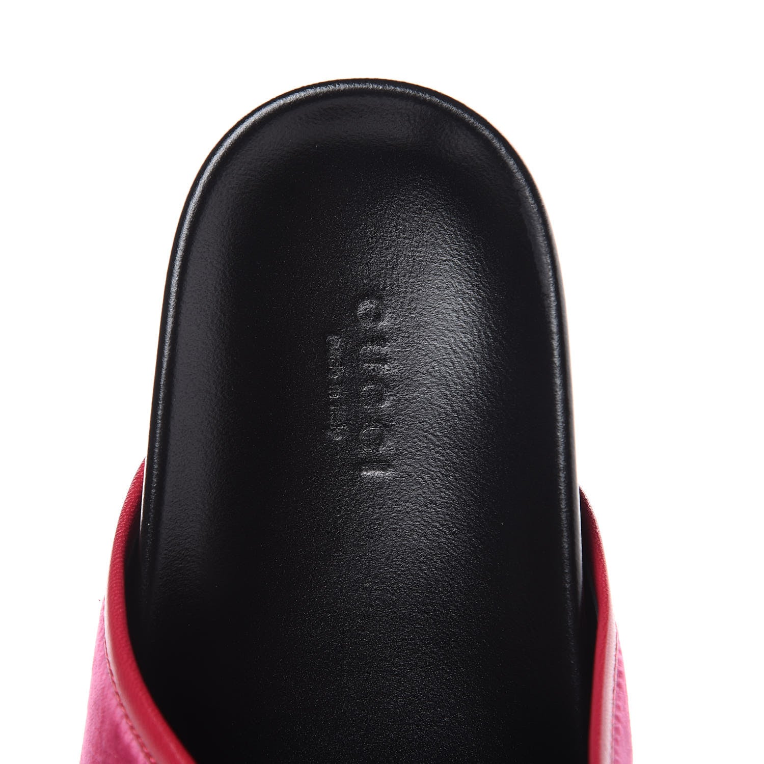 Gucci Softy Velvet Malaga Kid Womens Horsebit River Slippers 37.5 Light Raspberry Rose 6 of 10
