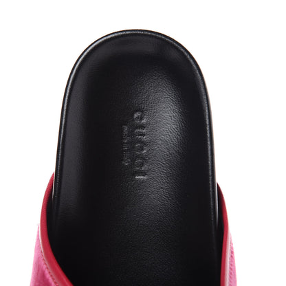 Gucci Softy Velvet Malaga Kid Womens Horsebit River Slippers 37.5 Light Raspberry Rose 6 of 10