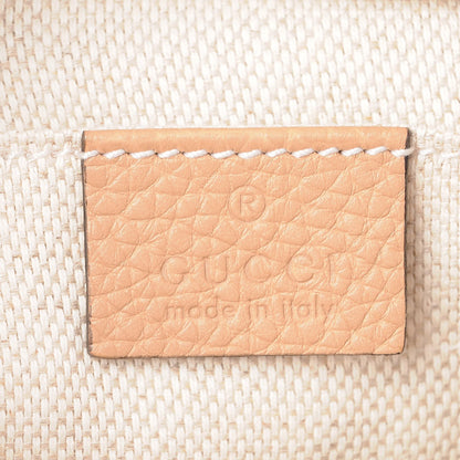 Gucci Pebbled Calfskin Small Soho Disco Bag Rose Beige 6 of 8