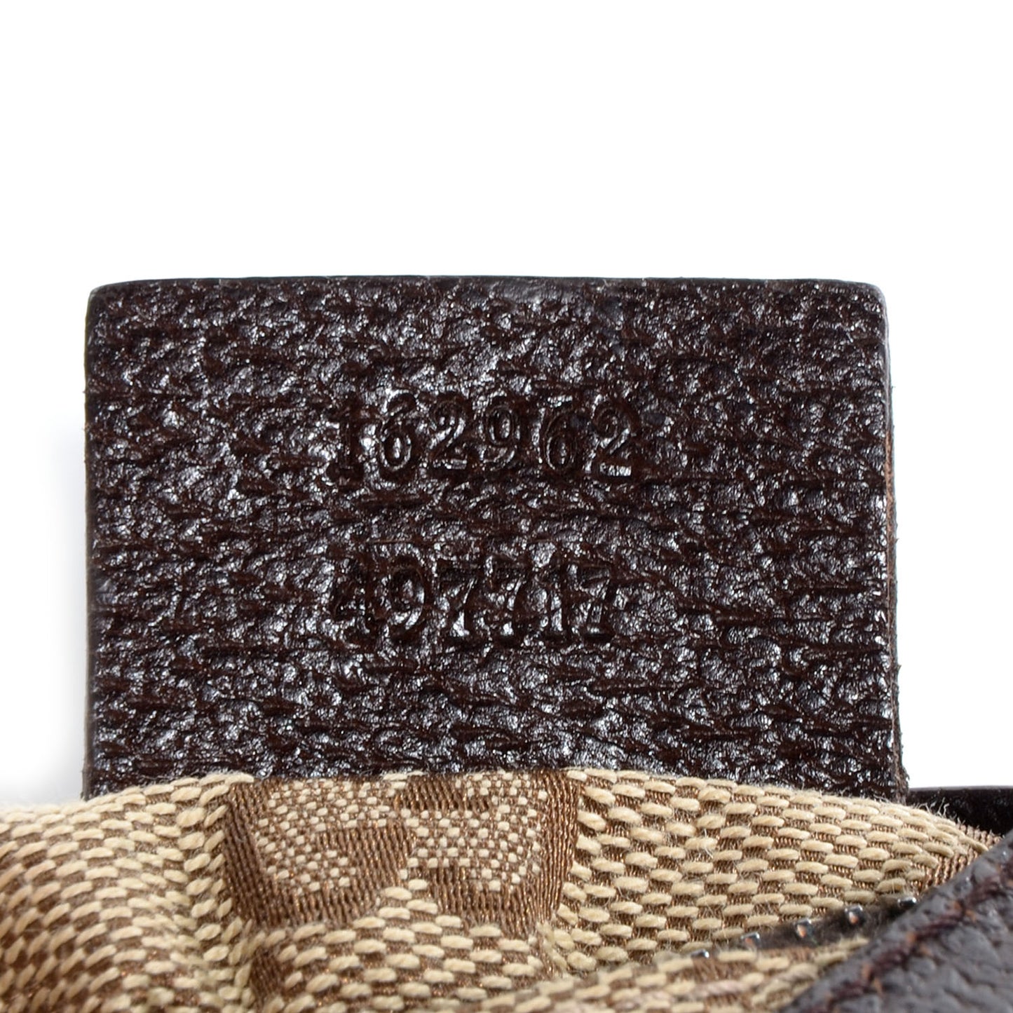 GG Monogram Web Double Pocket Belt Bag Dark Brown