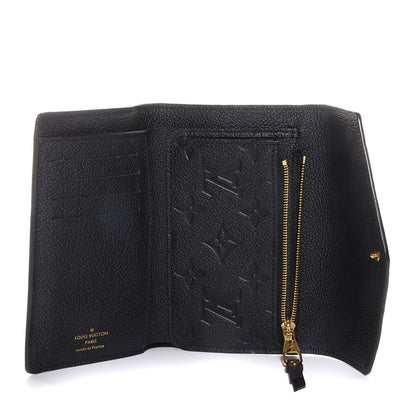 Louis Vuitton Empreinte Compact Curieuse Wallet Black 6 of 8