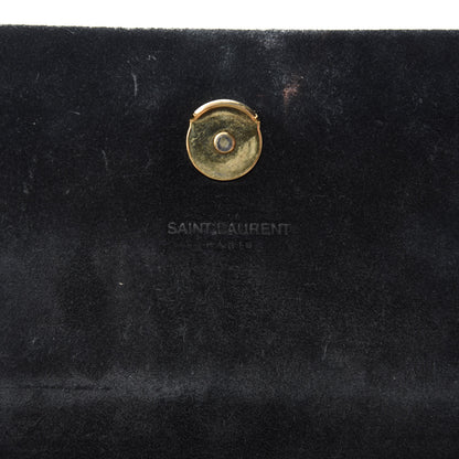 Saint Laurent Patent Small Classic Monogram Kate Tassel Satchel Black 9 of 10