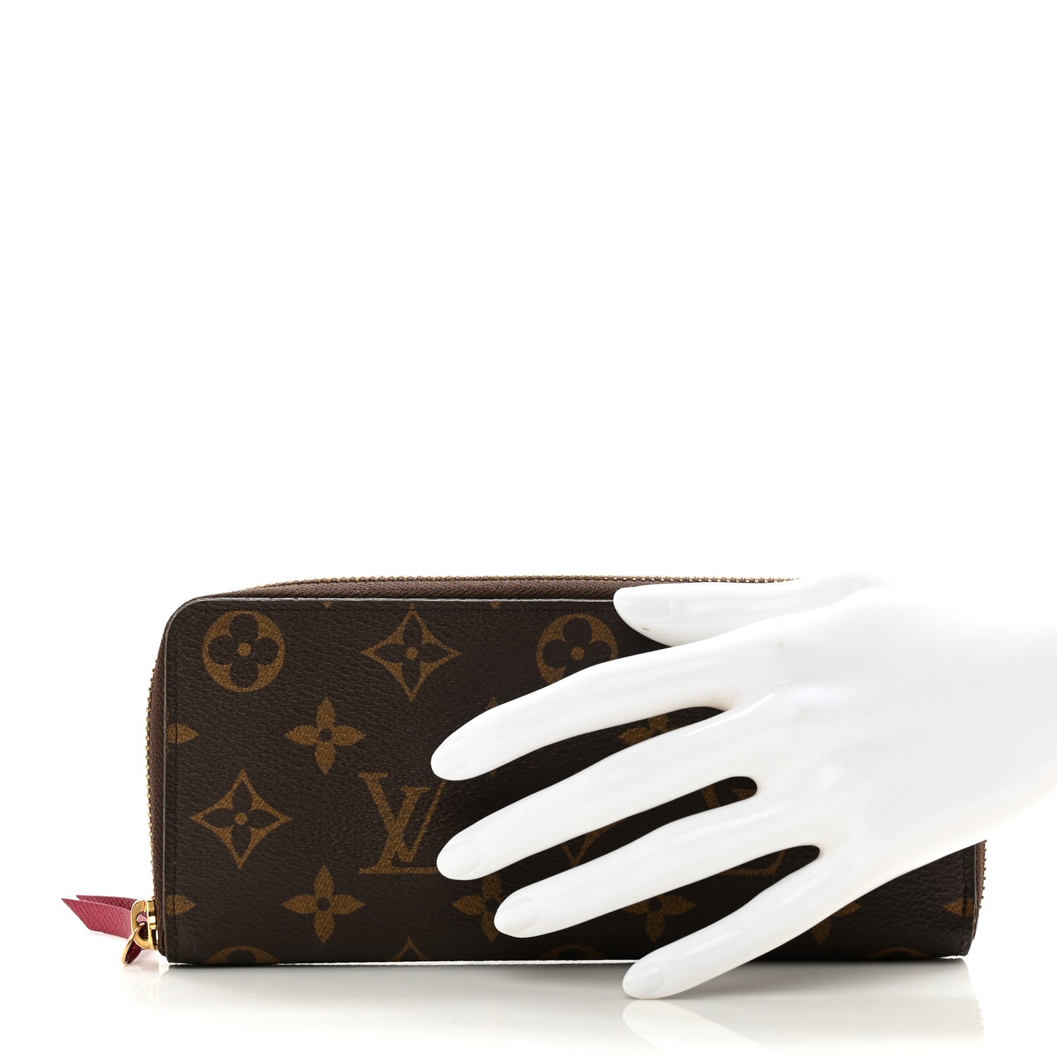 Louis Vuitton Monogram Clemence Wallet Fuchsia 2 of 8