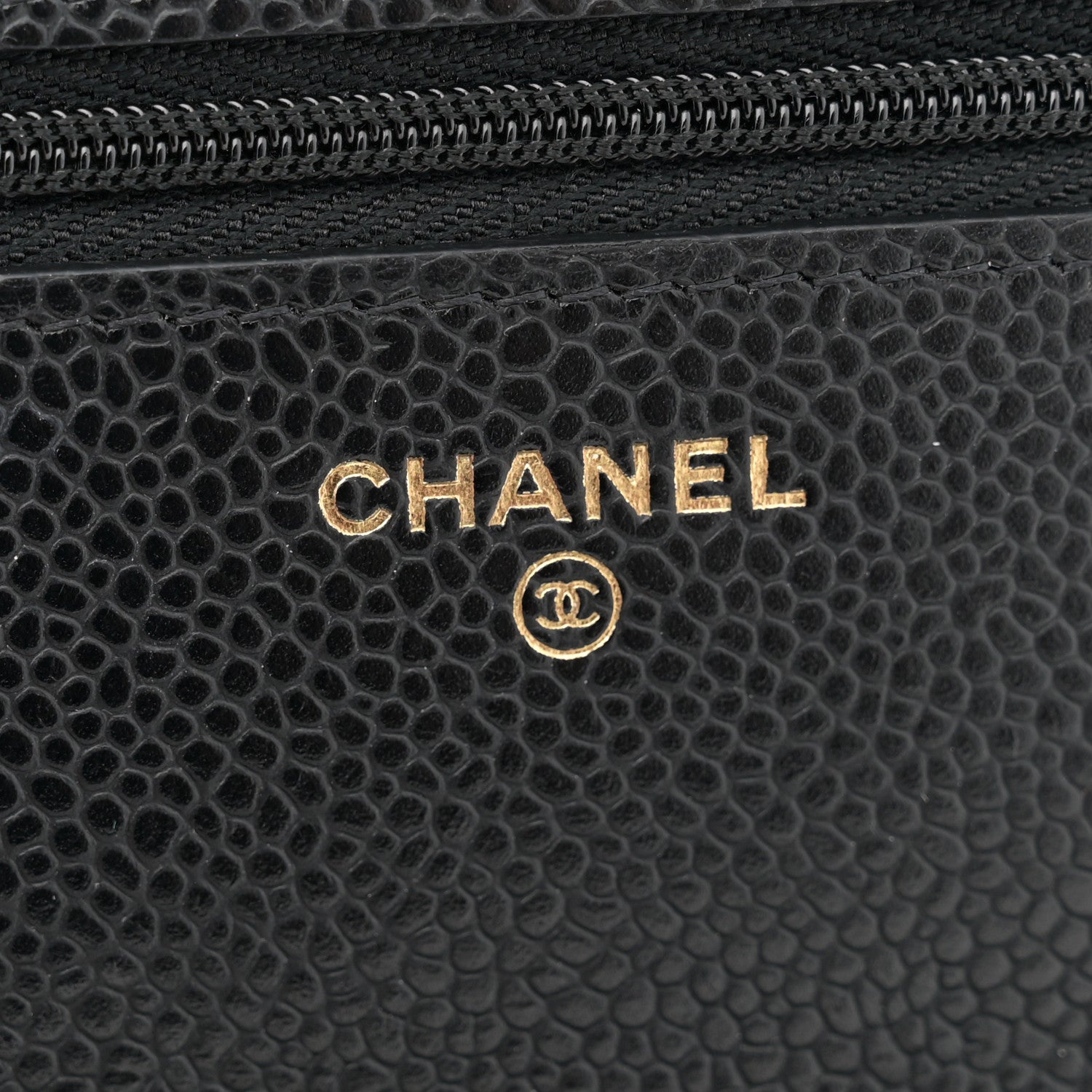 Chanel Caviar Quilted Wallet on Chain WOC Black 6 of 12