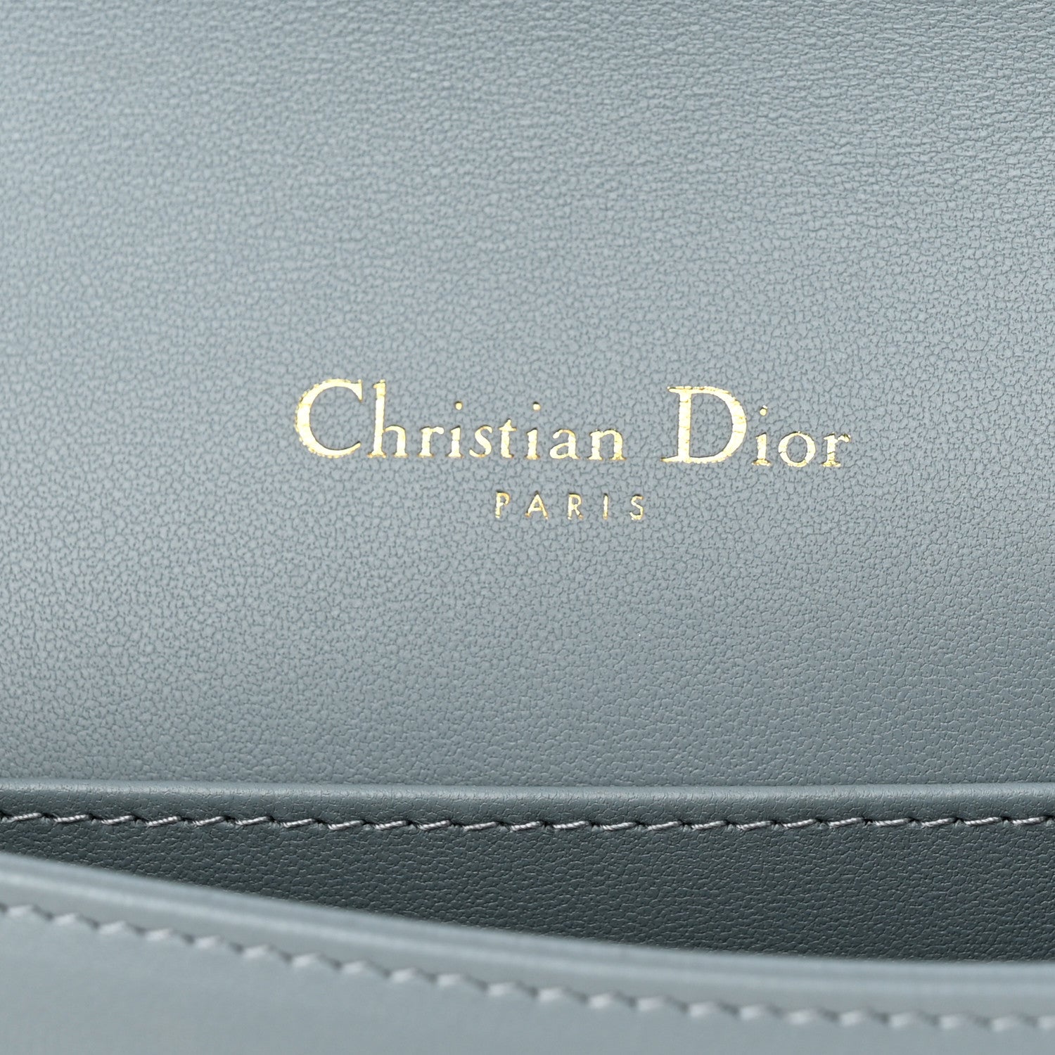 Christian Dior Lambskin Cannage Lady Dior Chain Wallet Cloud Blue 7 of 10