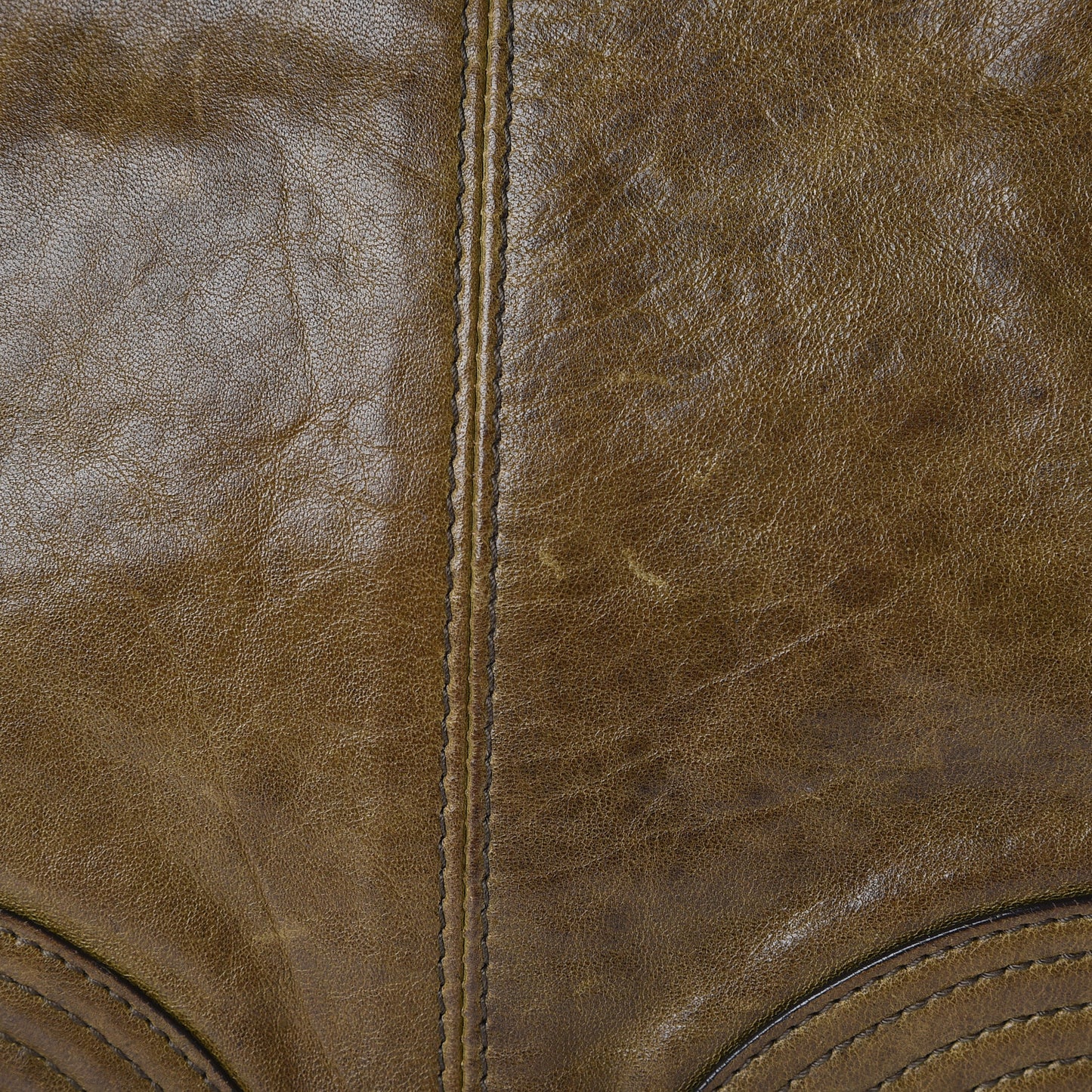 Calfskin De Manta Clutch Brown