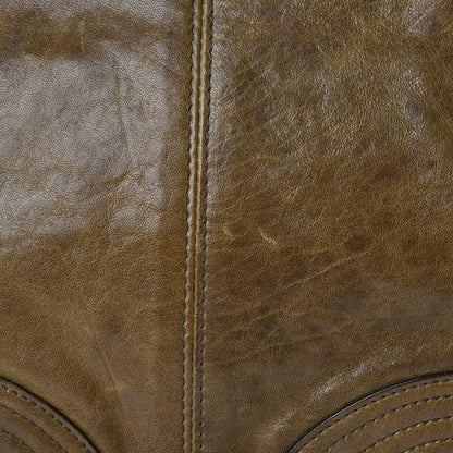 Alexander McQueen Calfskin De Manta Clutch Brown 11 of 13