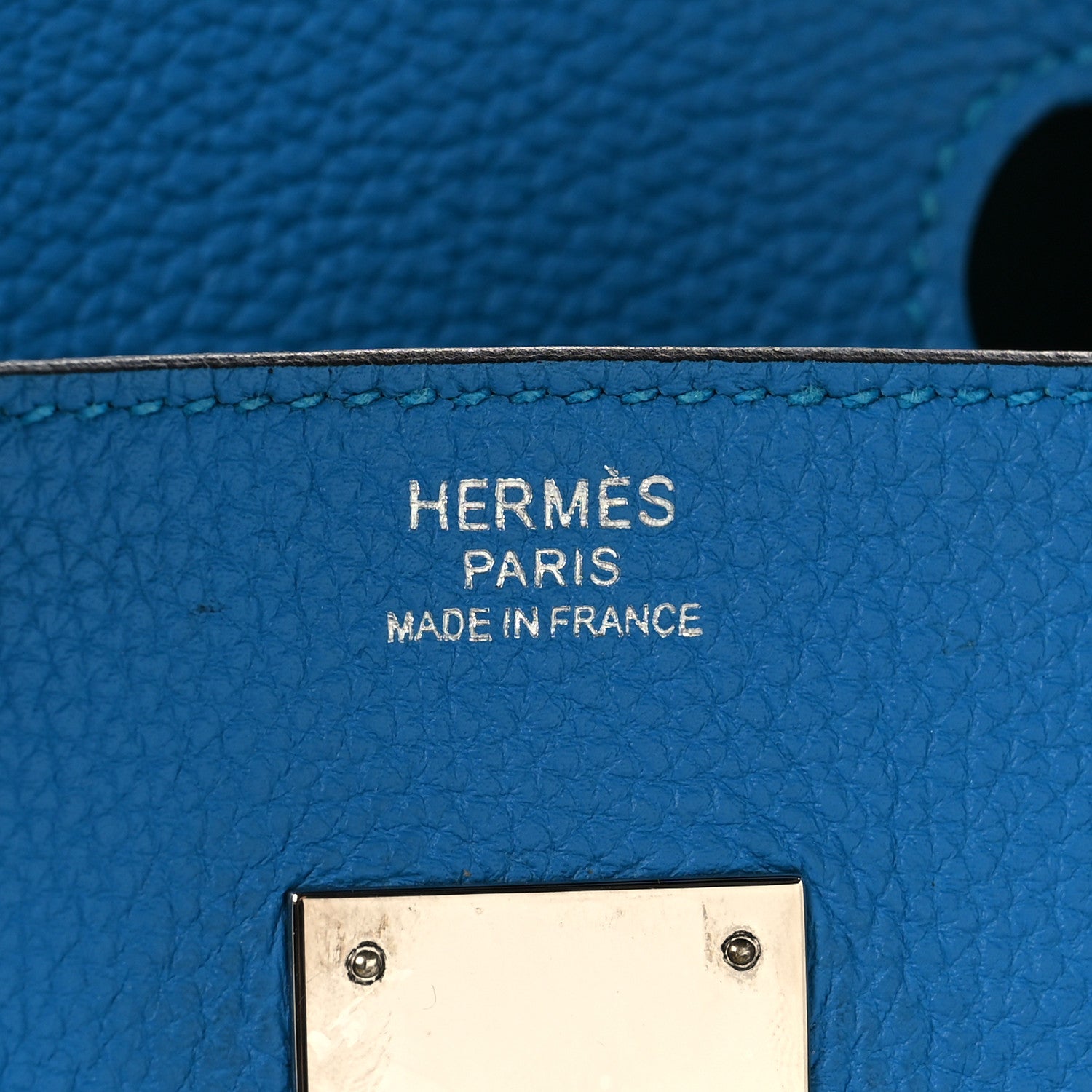 Hermes Togo Verso Birkin 30 Bleu Zanzibar Malachite 6 of 12