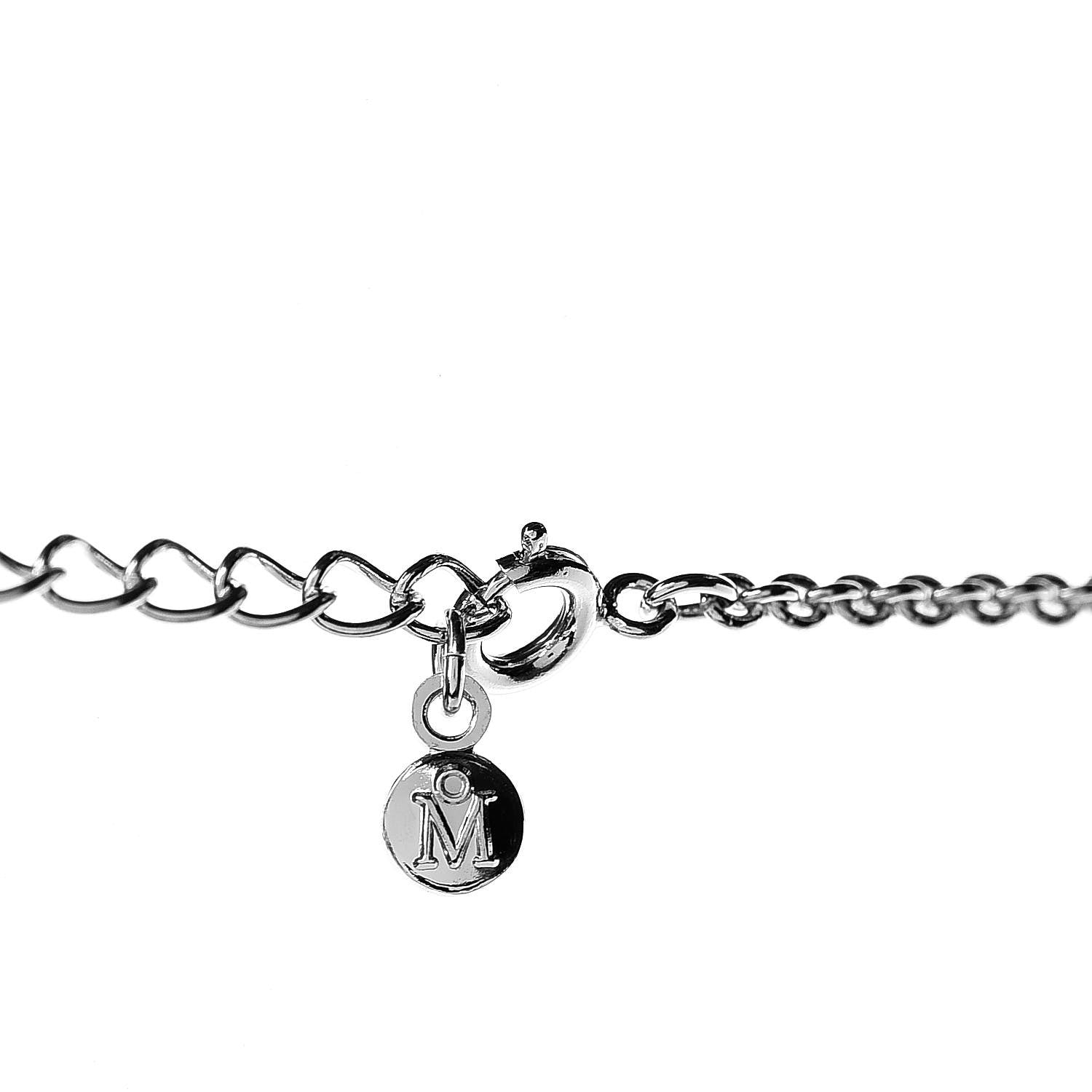 Mikimoto Akoya Pearl Magnifying Glass Loupe Pendant Necklace Silver 5 of 6