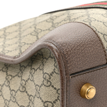 Gucci Soft GG Supreme Monogram Web Neo Vintage Duffle Bag Beige New Acero Crop 10 of 16