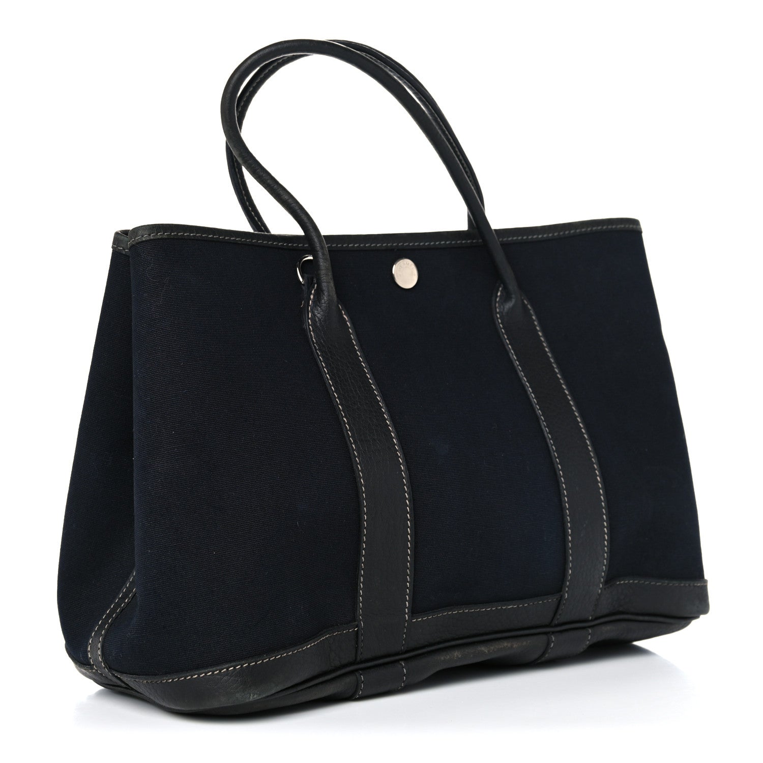 Hermes Toile Buffle Skipper Garden Party 30 TPM Black Bleu Marine 2 of 29