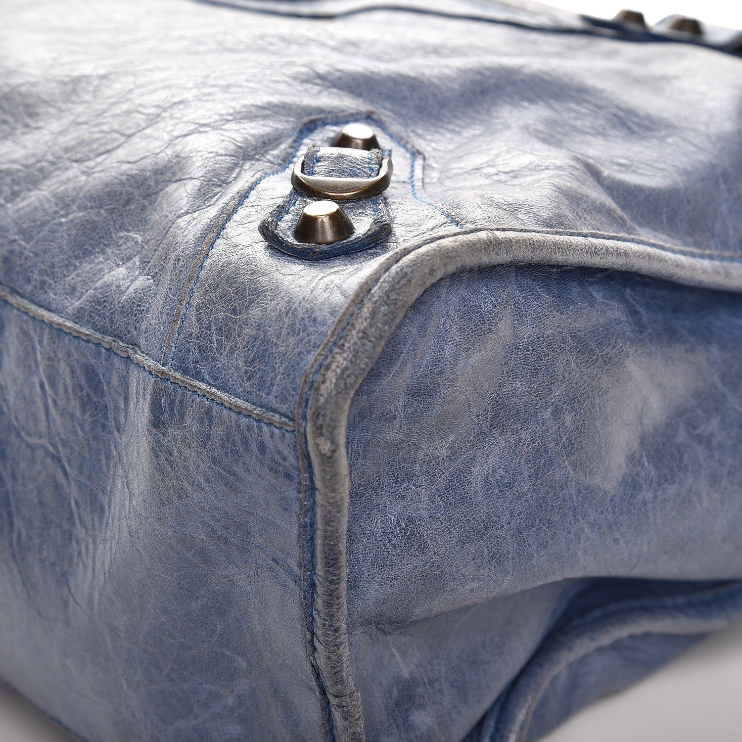 Balenciaga Chevre Classic Hardware City Cornflower Bleu 24 of 28