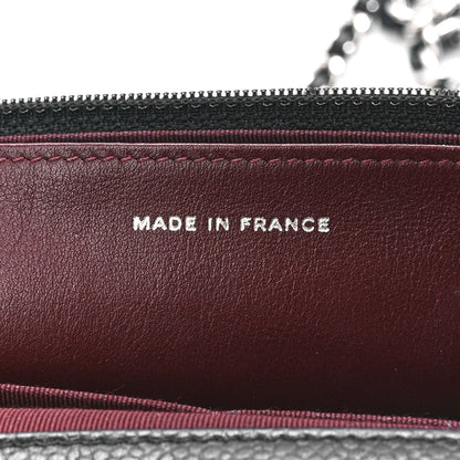 Chanel Caviar Quilted Wallet On Chain WOC Black 7 of 12