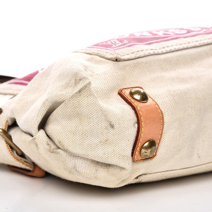 Louis Vuitton Toile Globe Shopper Cabas MM Red 12 of 16