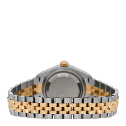 Rolex Stainless Steel 18K Yellow Gold 28mm Oyster Perpetual Datejust Watch Silver Roman 279173 3 of 5
